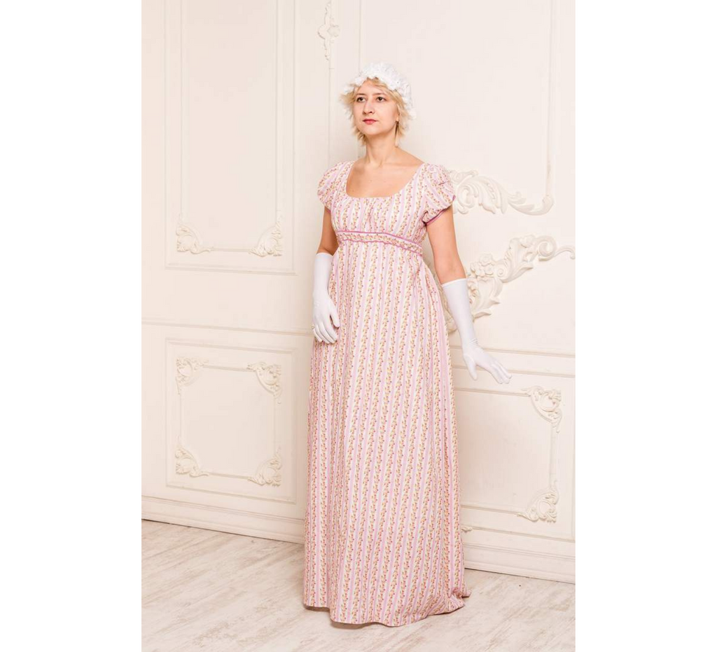 Rose regency dress - Dress Art Mystery