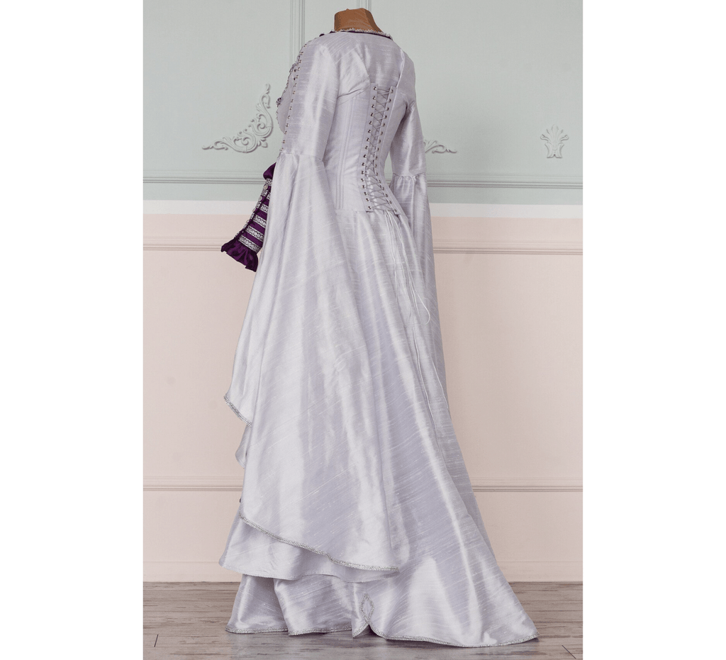 Silk elven wedding dress - Dress Art Mystery