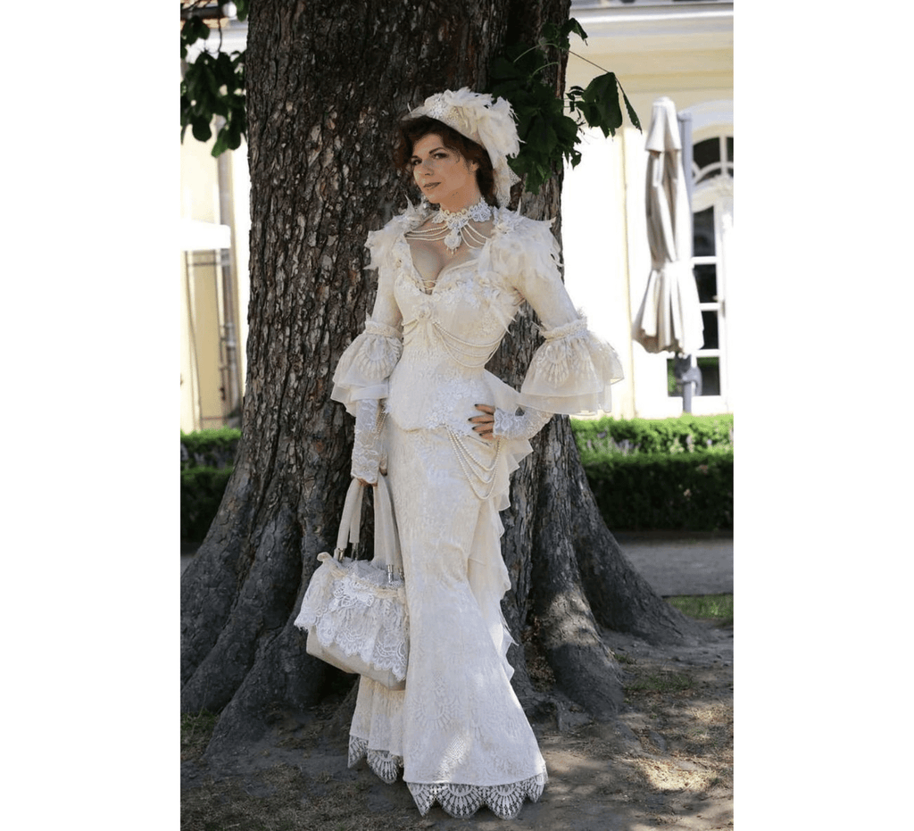 Vintage wedding victorian lace dress - Dress Art Mystery