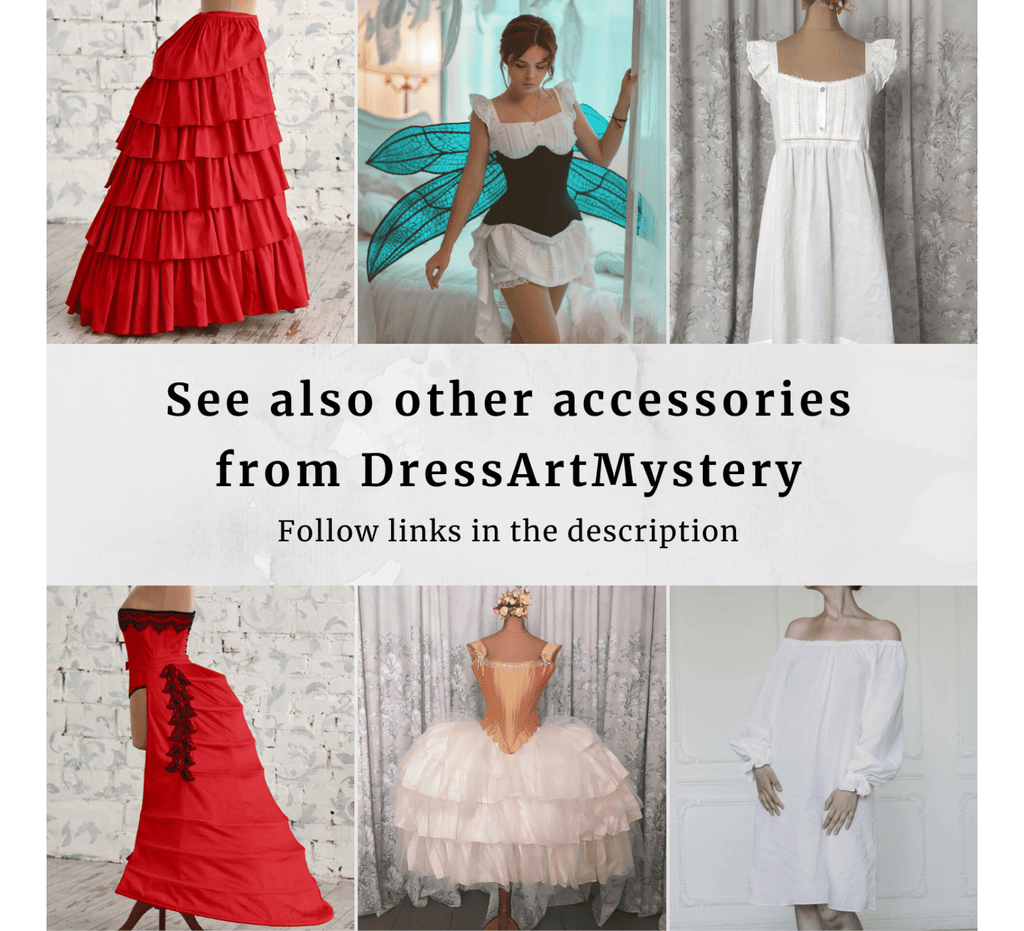 Creamy Elizabethan neck ruff - Dress Art Mystery