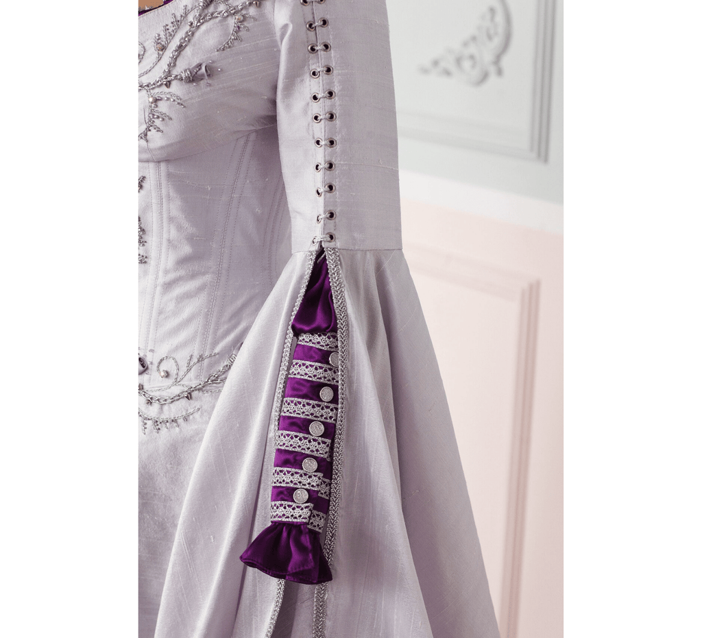 Silk elven wedding dress - Dress Art Mystery