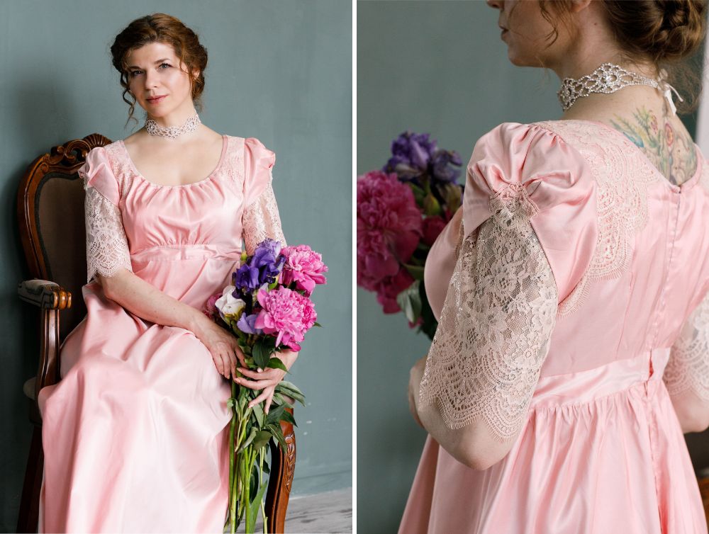 Silk Regency gown | DressArtMystery | Ready to Ship Silk Regency gown | DressArtMystery | Ready to Ship