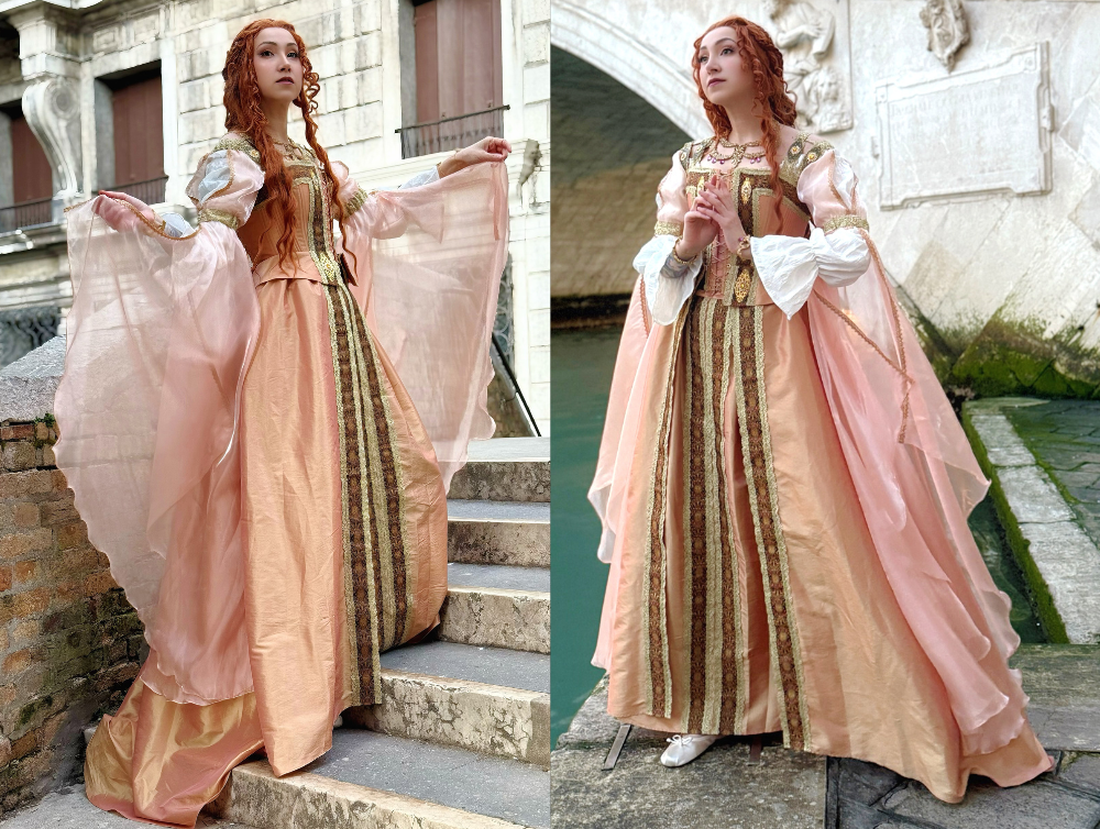 Italian Renaissance-inspired dress