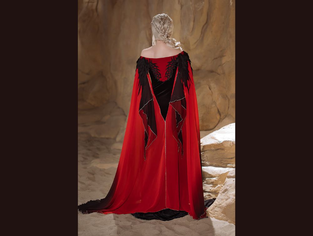 Gothic Fairy dragon style dress with ombre sleeves Gothic Fairy dragon style dress with ombre sleeves
