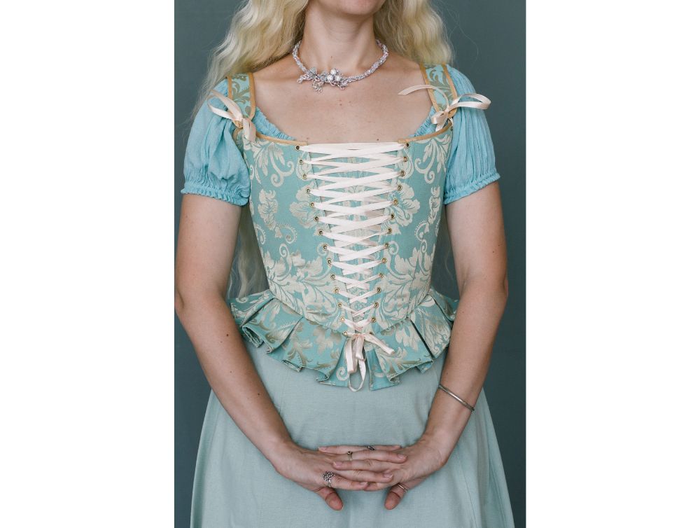 Renaissance overbust corset and shirt -dress-design-handmade-costume-Dress Art Mystery