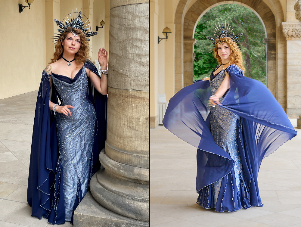 Lunar Eclipse Night dress DressArtMystery Lunar Eclipse Night dress DressArtMystery