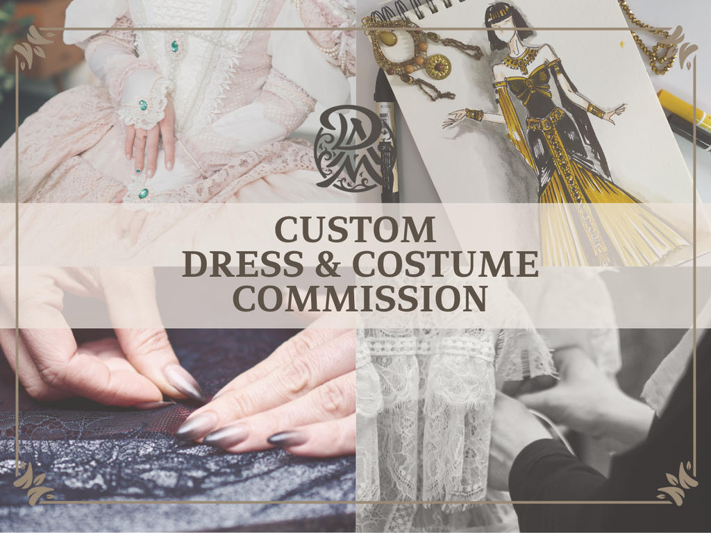 Luxury custom commission dress - Dress Art Mystery