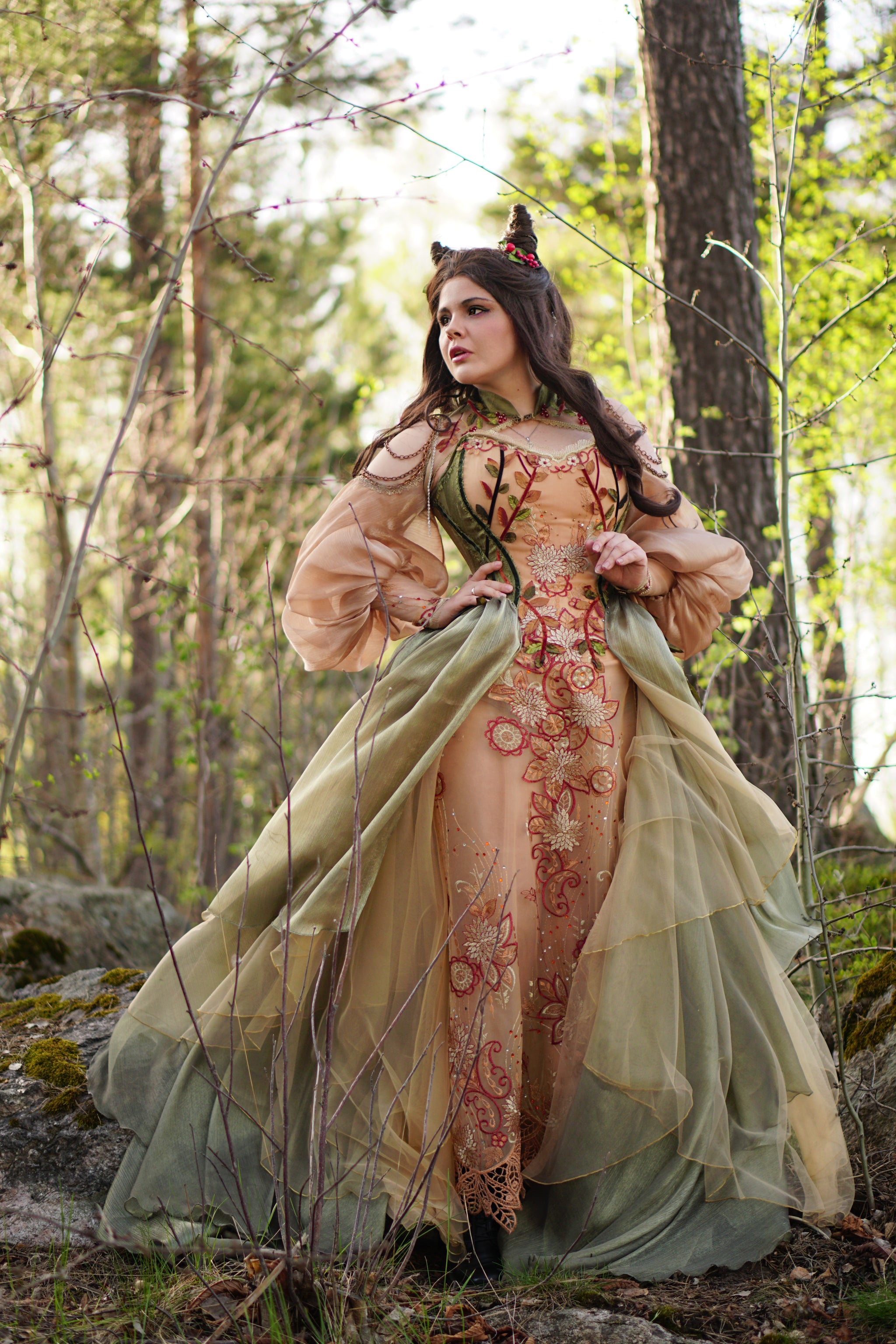 flowy fantasy dress Wedding dress aesthetic