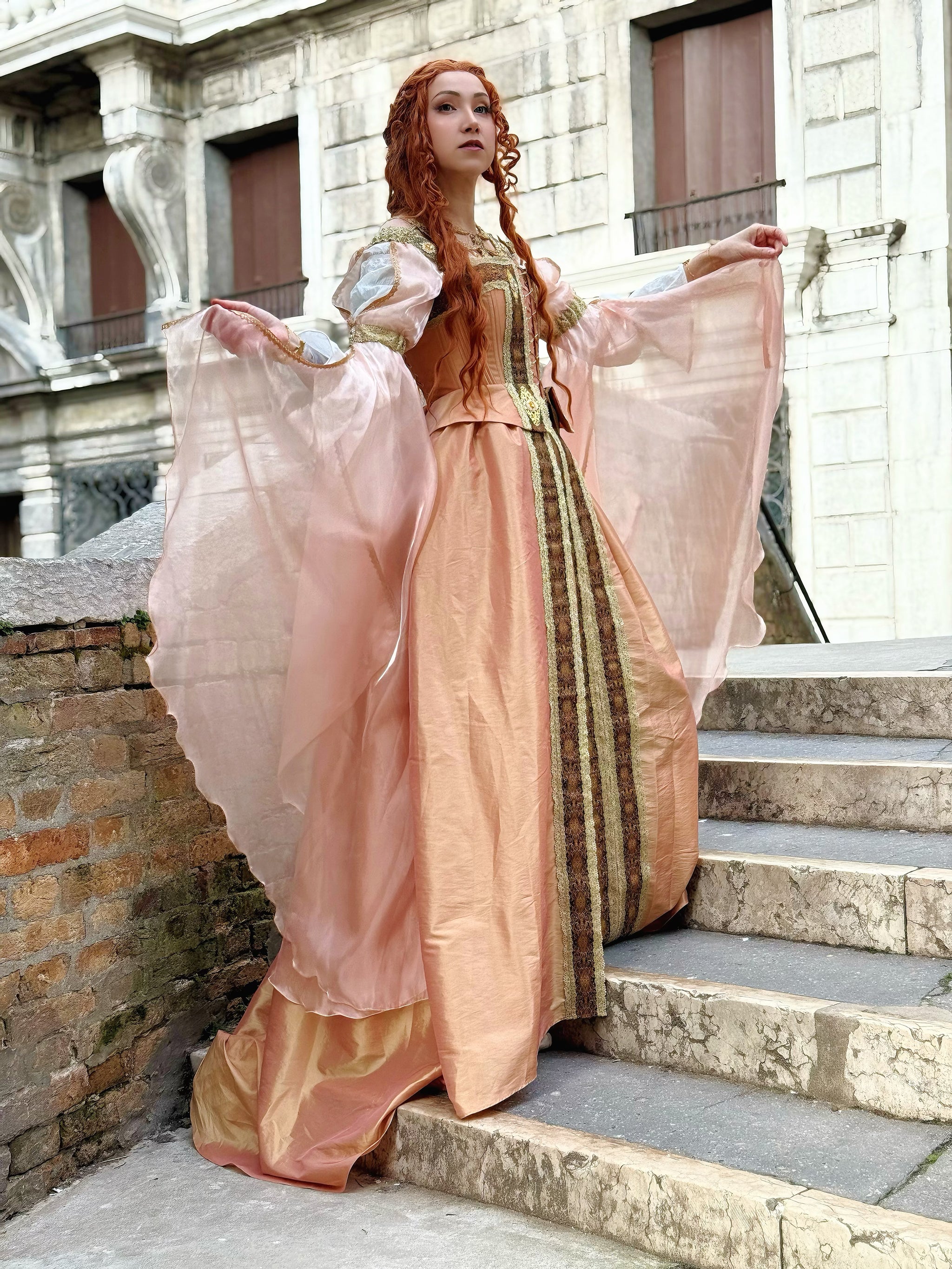 white christmas dresses Italian Renaissance-inspired dress
