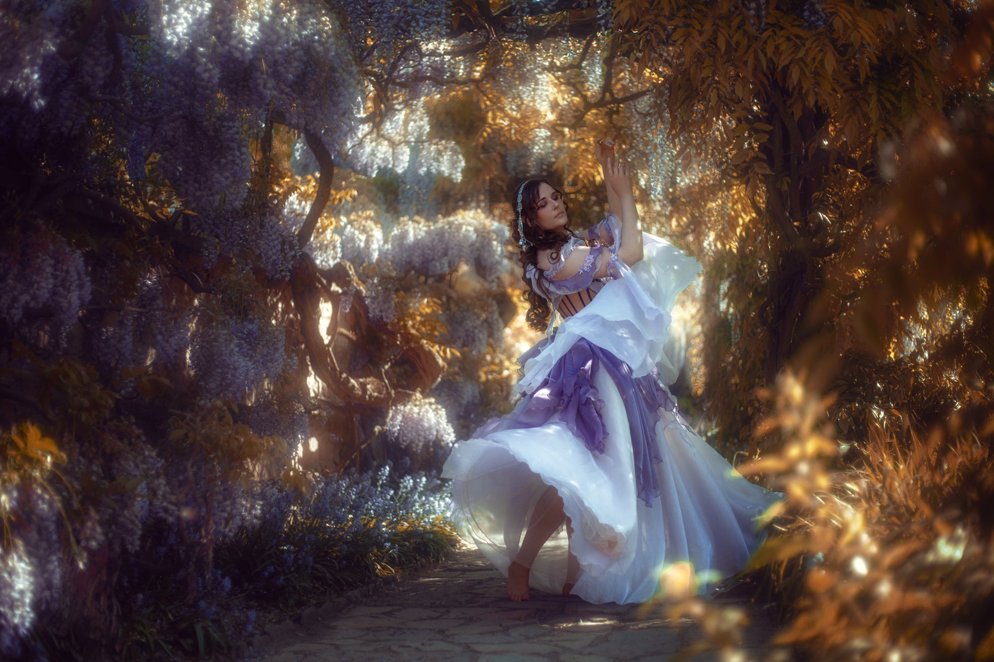 Fantasy Wisteria dress | DressArtMystery Fantasy Wisteria dress | DressArtMystery
