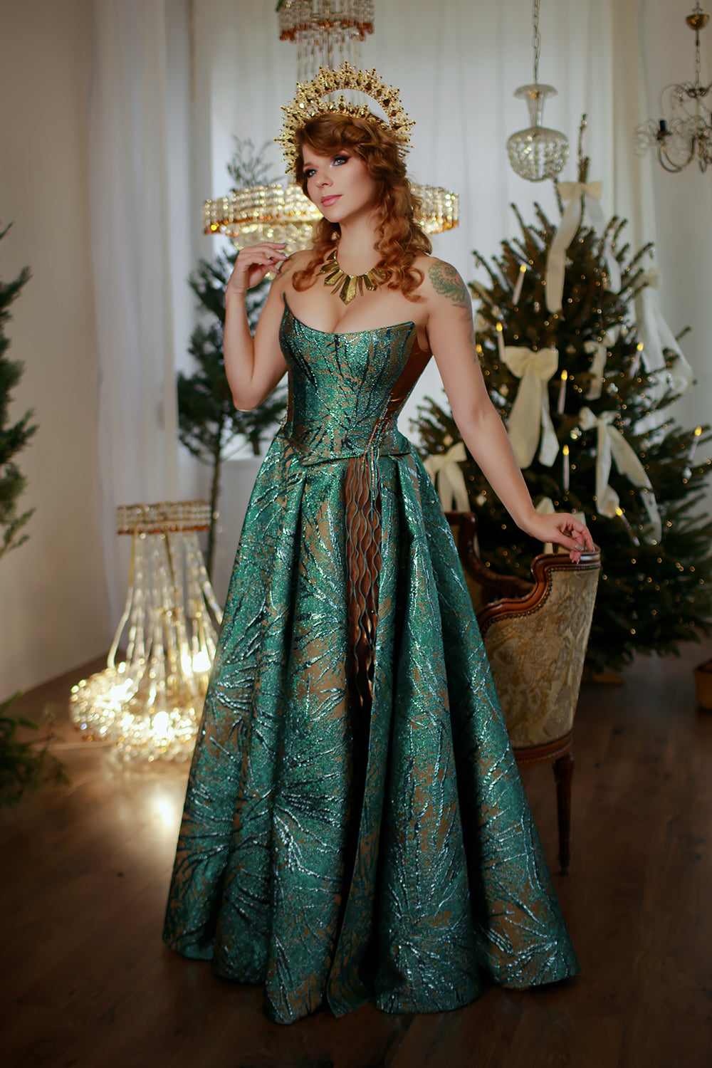Ocean Depths Fantasy Gown | DressArtMystery Ocean Depths Fantasy Gown | DressArtMystery