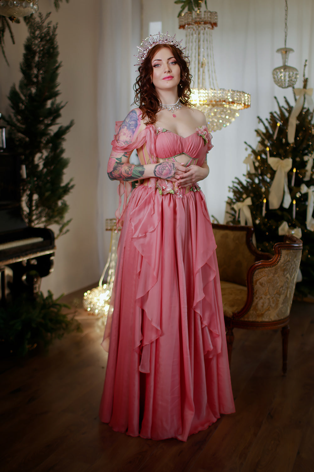 Fantasy pink pastel dress Fantasy pink pastel dress