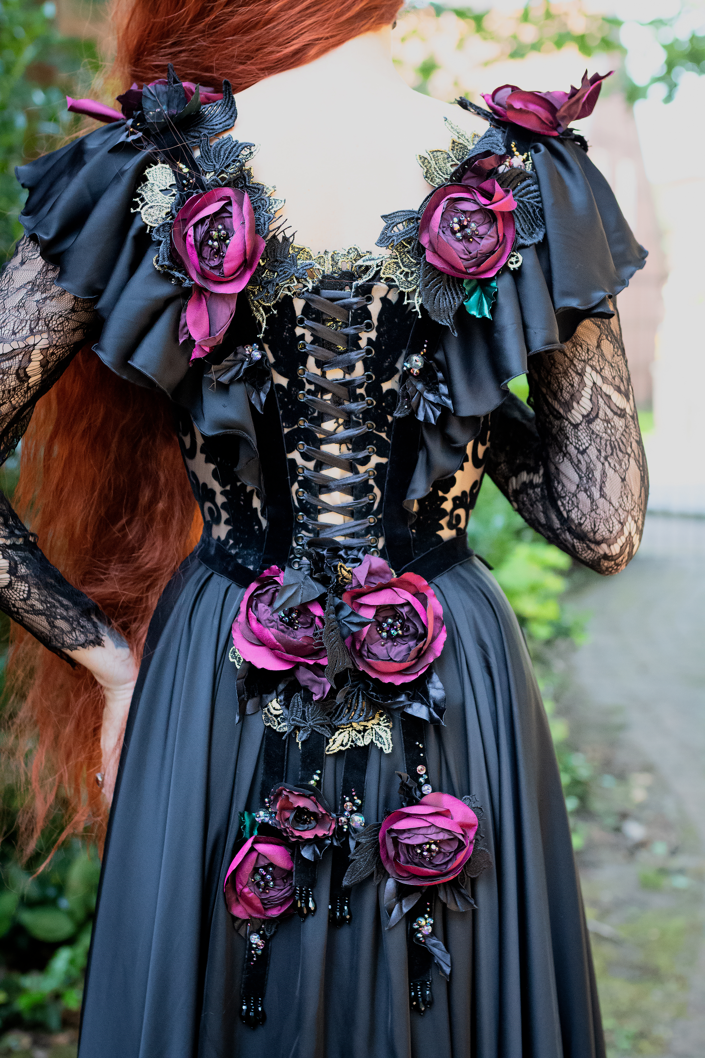Dark Fantasy dress with corset | DressArtMystery Dark Fantasy dress with corset | DressArtMystery