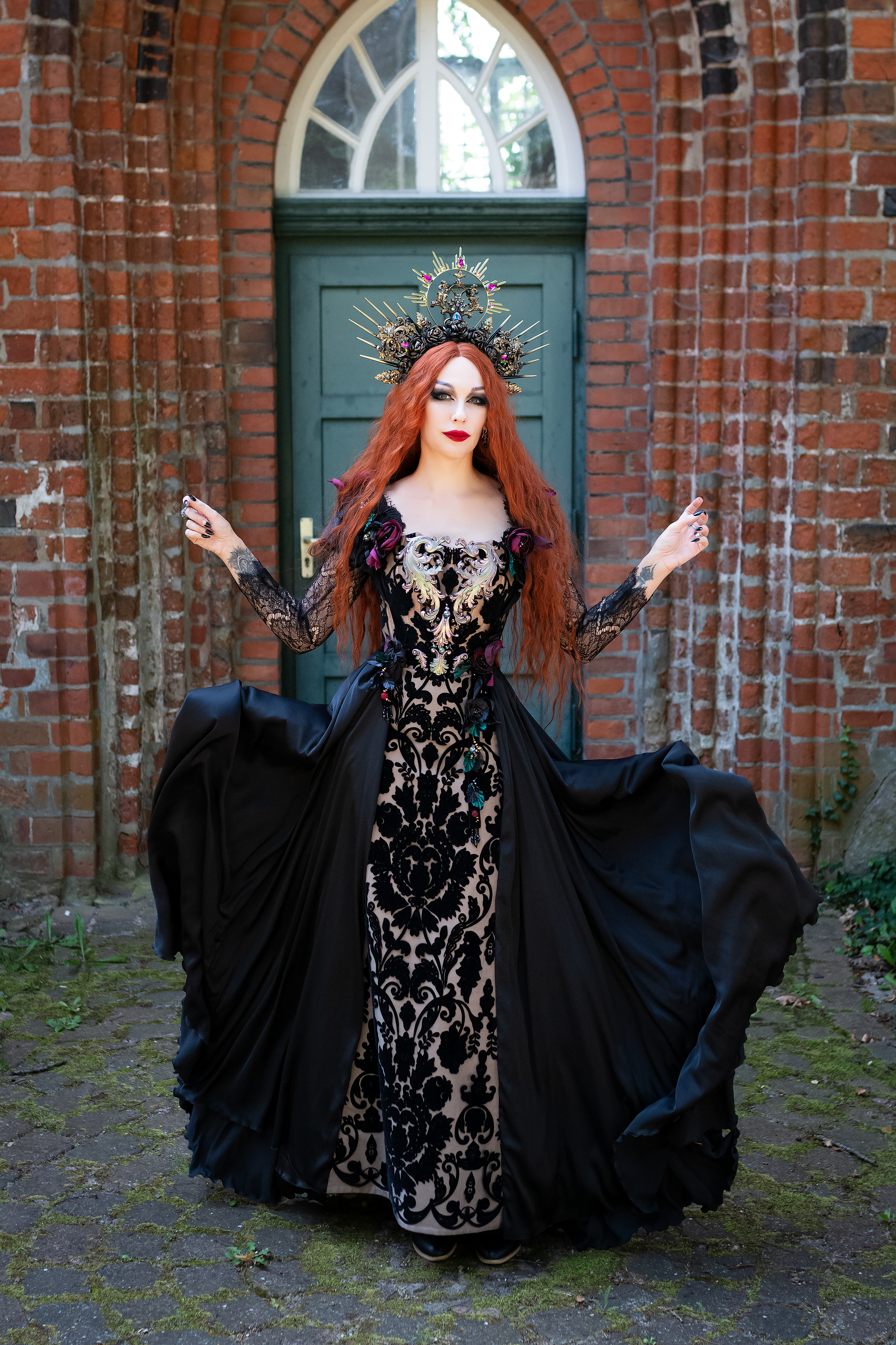 Dark Fantasy dress with corset | DressArtMystery Dark Fantasy dress with corset | DressArtMystery