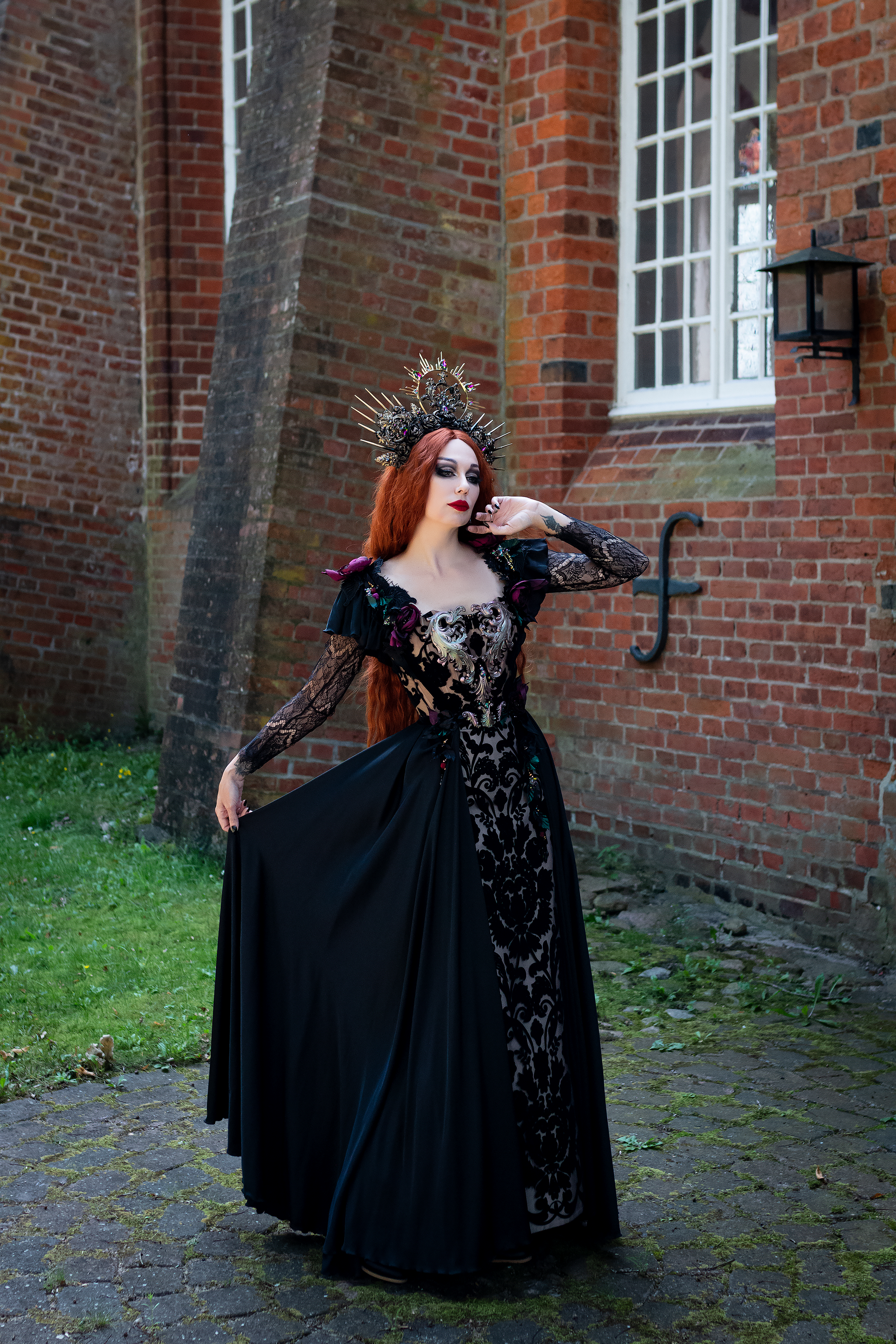 Dark Fantasy dress with corset