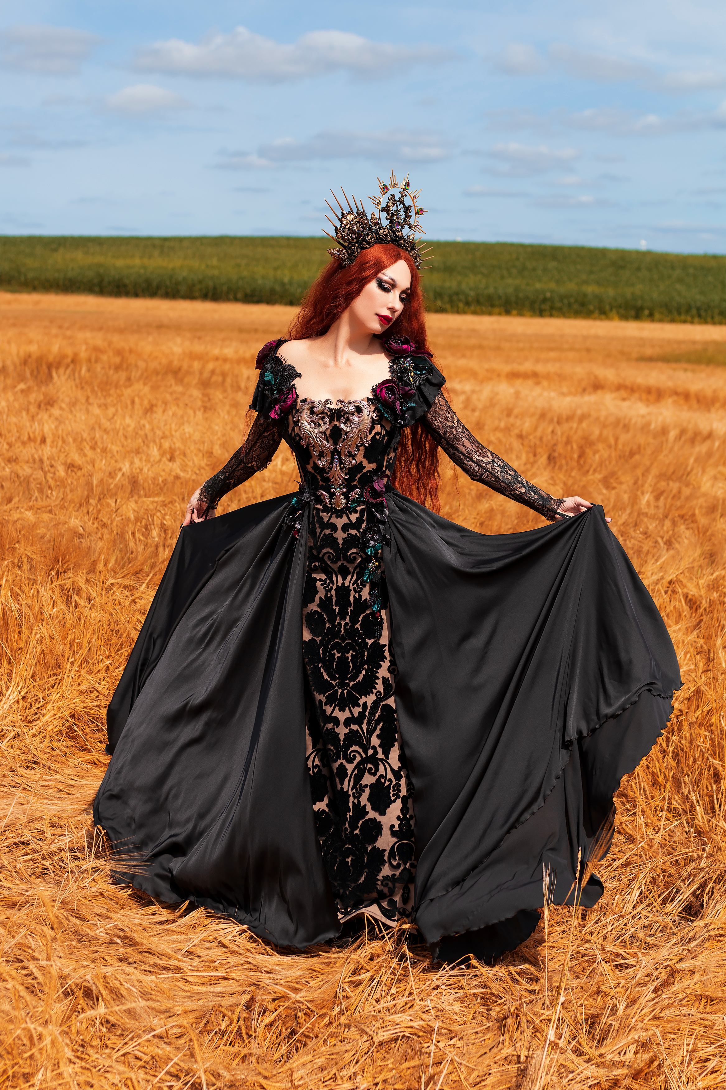 dress fantasy Dark Fantasy dress with corset