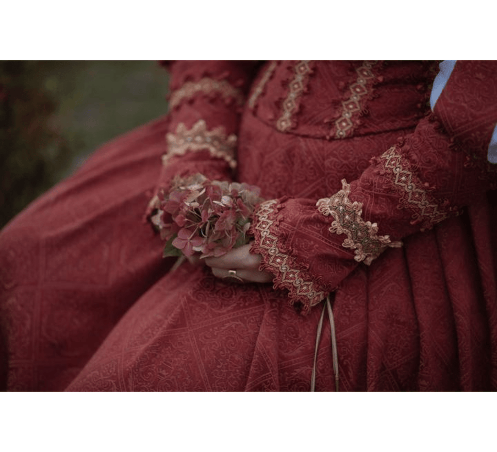 Red Renaissance Dress - Dress Art Mystery