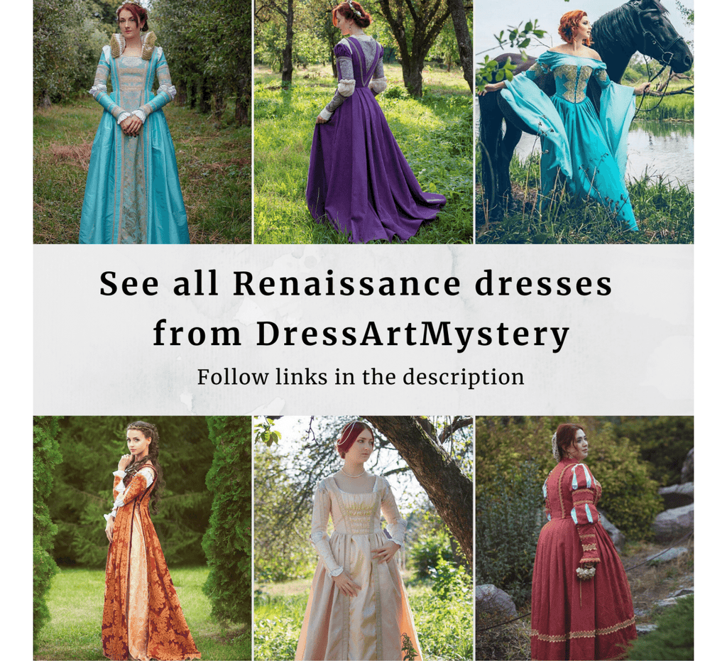 Red Renaissance Dress - Dress Art Mystery