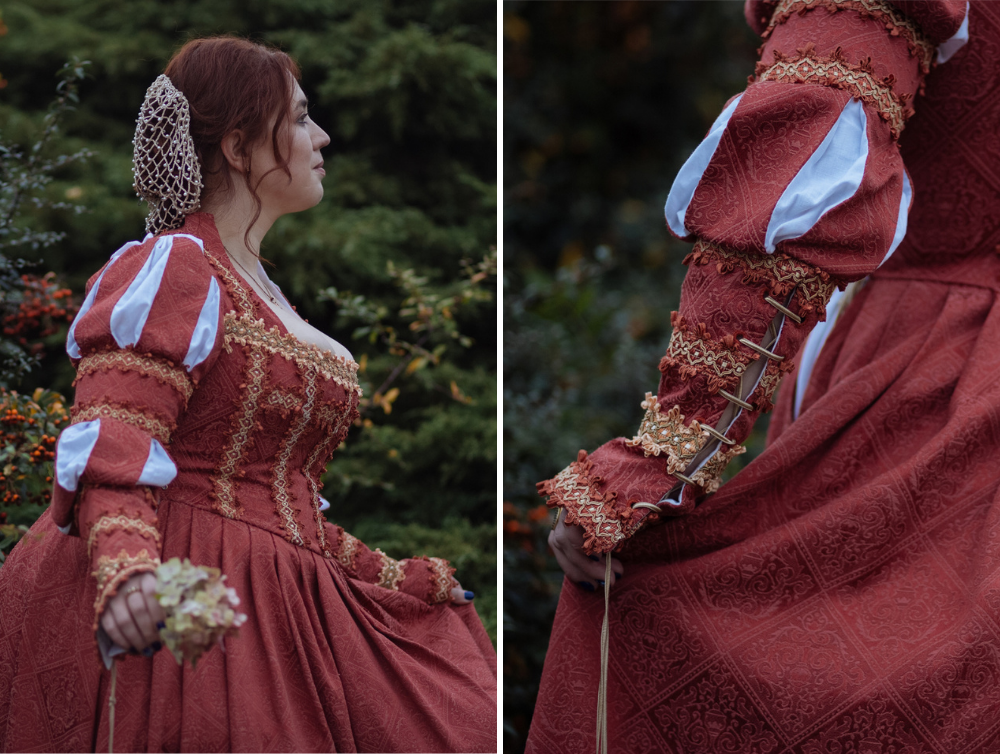 Red Renaissance Dress - Dress Art Mystery