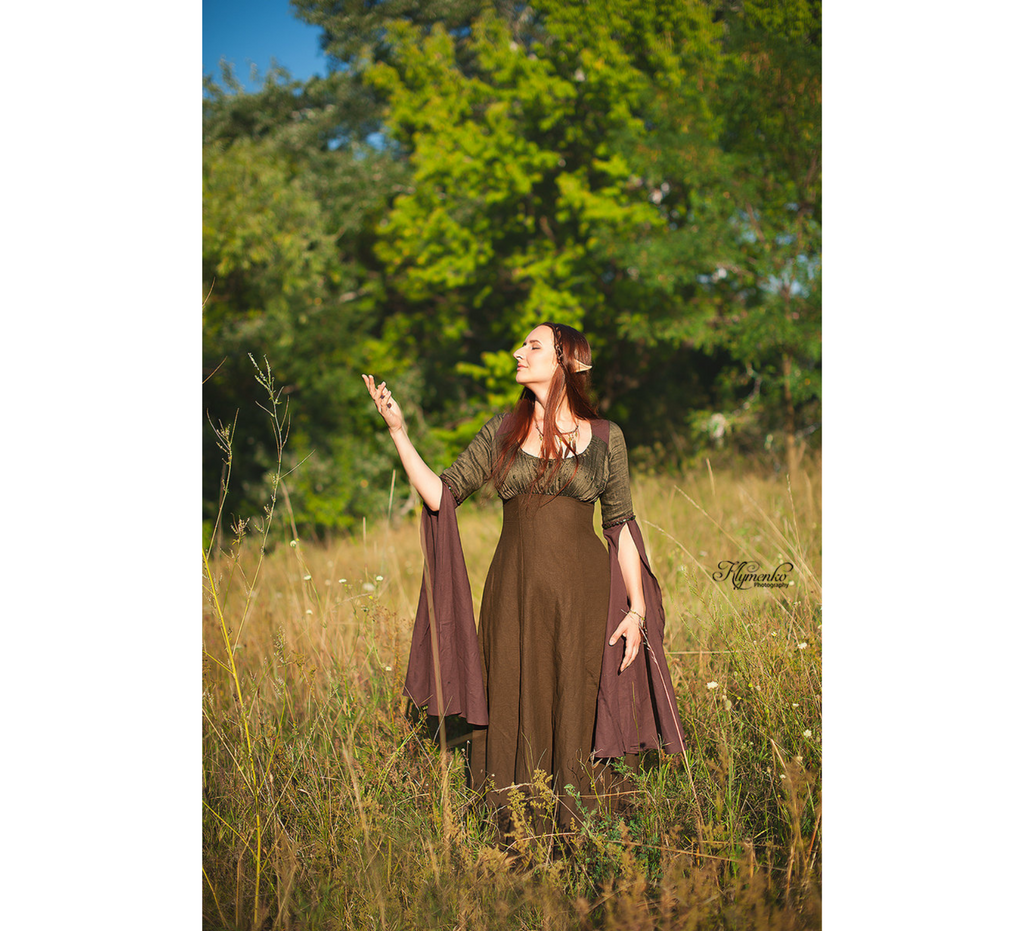 Wood elven dress - Dress Art Mystery