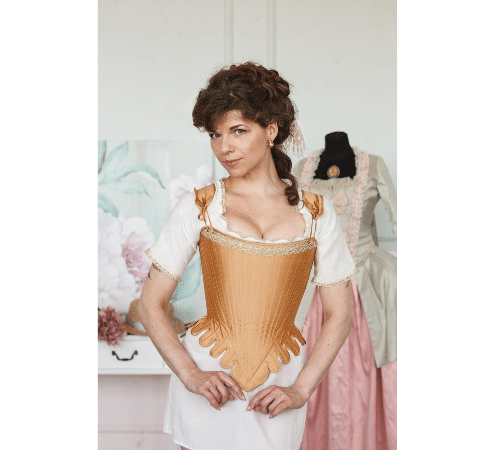 Gold rococ corset  DressArtMystery – Dress Art Mystery