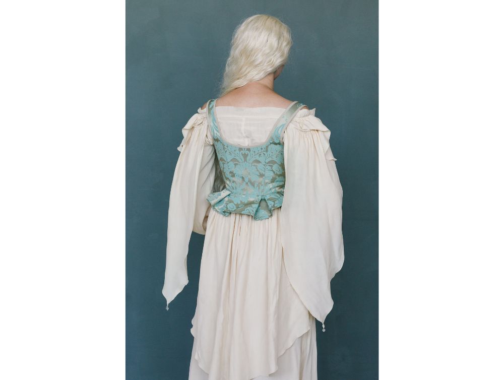 Renaissance overbust corset and shirt -dress-design-handmade-costume-Dress Art Mystery