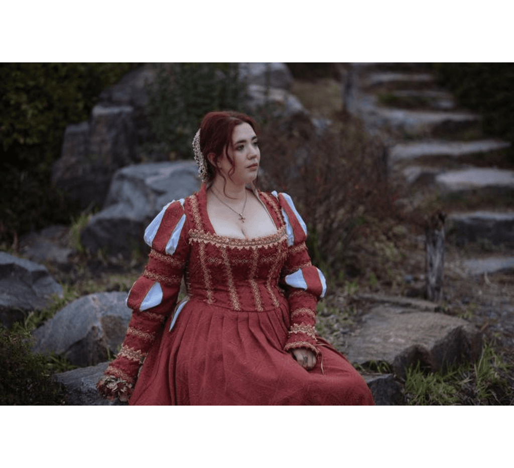 Red Renaissance Dress - Dress Art Mystery