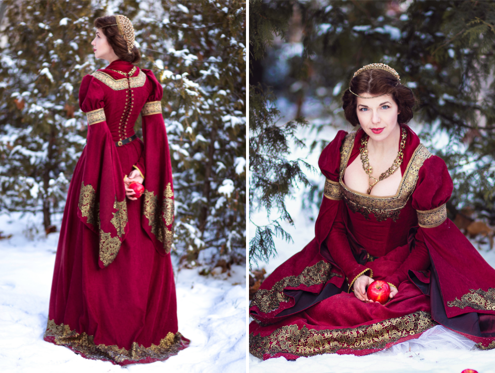 Fantasy elven dress, Tudor style costume - Dress Art Mystery