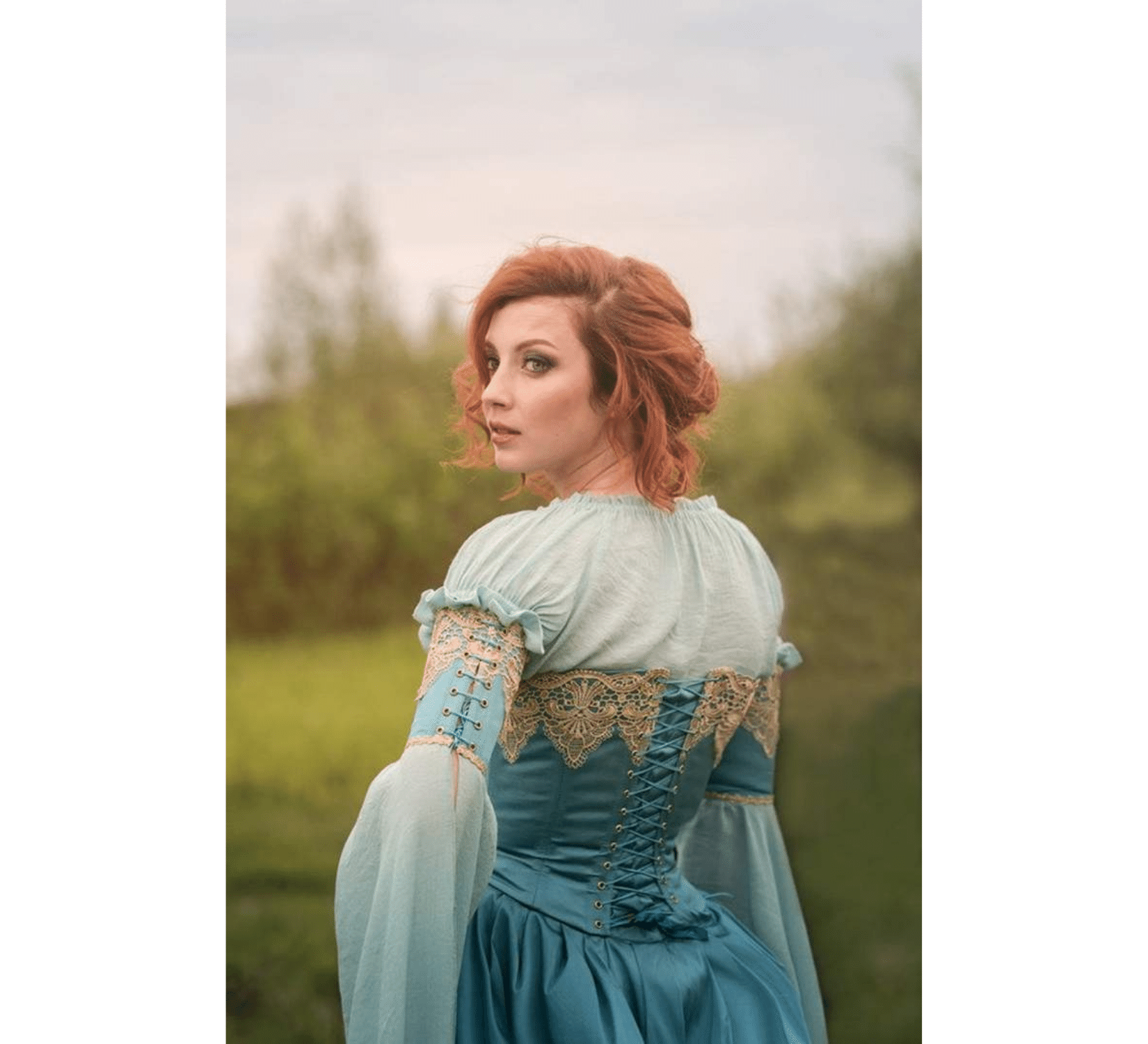 Blue renaissance dress  DressArtMystery – Dress Art Mystery