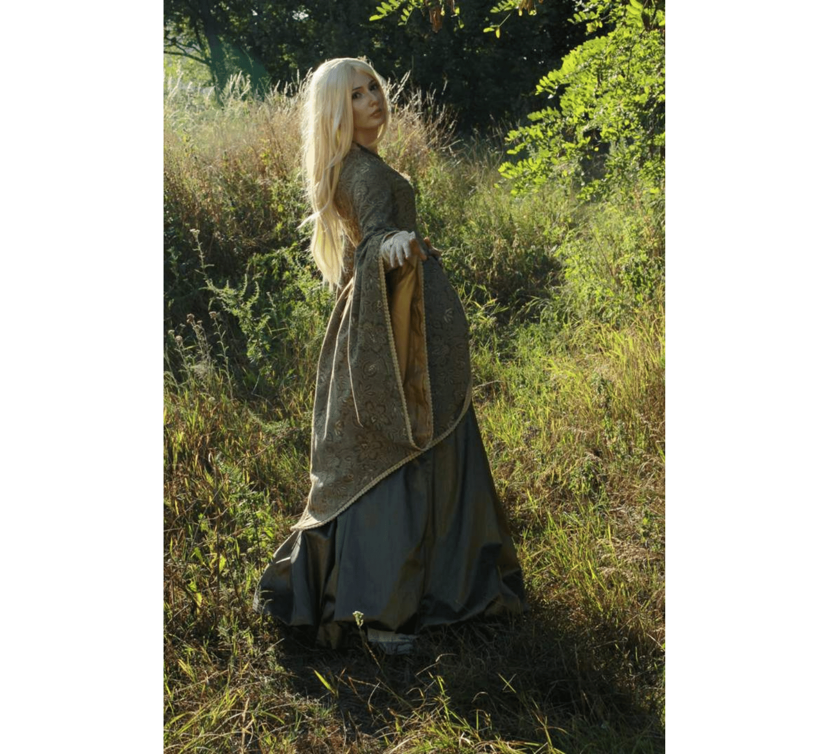 medieval winter dress Late Medieval Winter Wrap Dress