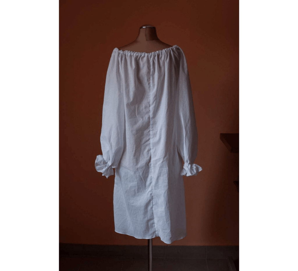 White batiste short Renaissance Chemise - Dress Art Mystery