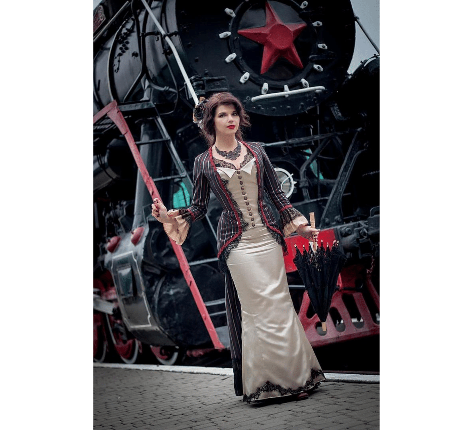 Gothic Jacket Victorian Steampunk Tailcoat Dress For Women - Black Gothic Victorian Costume Jacket Steampunk Jacket Gothic Jacket Victorian Steampunk Tailcoat Dress For Women - Black Gothic Victorian Costume Jacket Steampunk Jacket