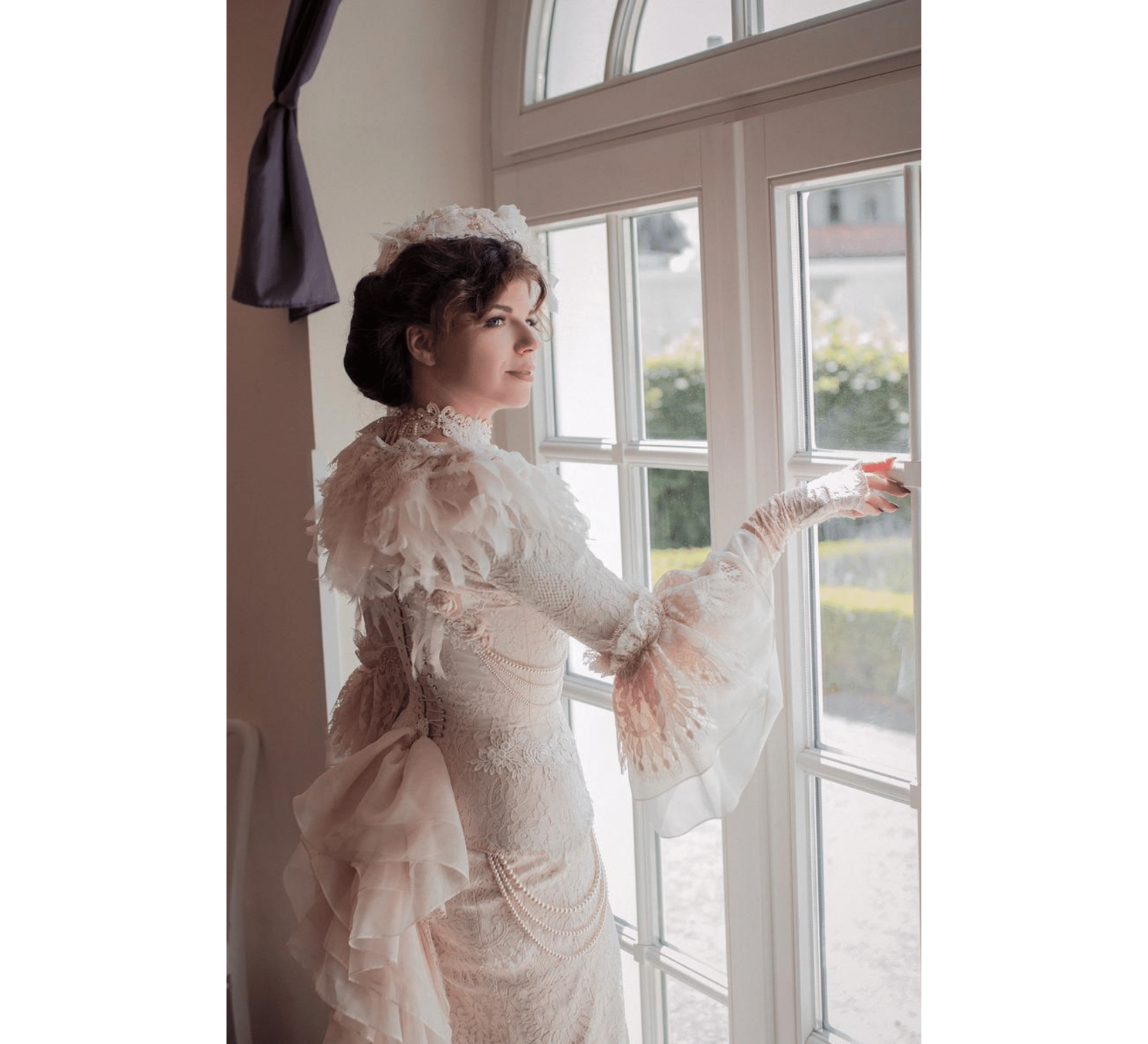 victorian lace dress Victorian wedding lace dress