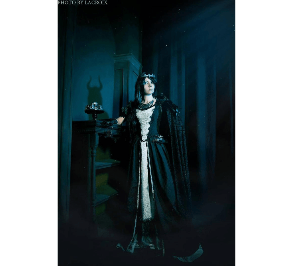 Evil queen Fantasy Rococo dress - Dress Art Mystery