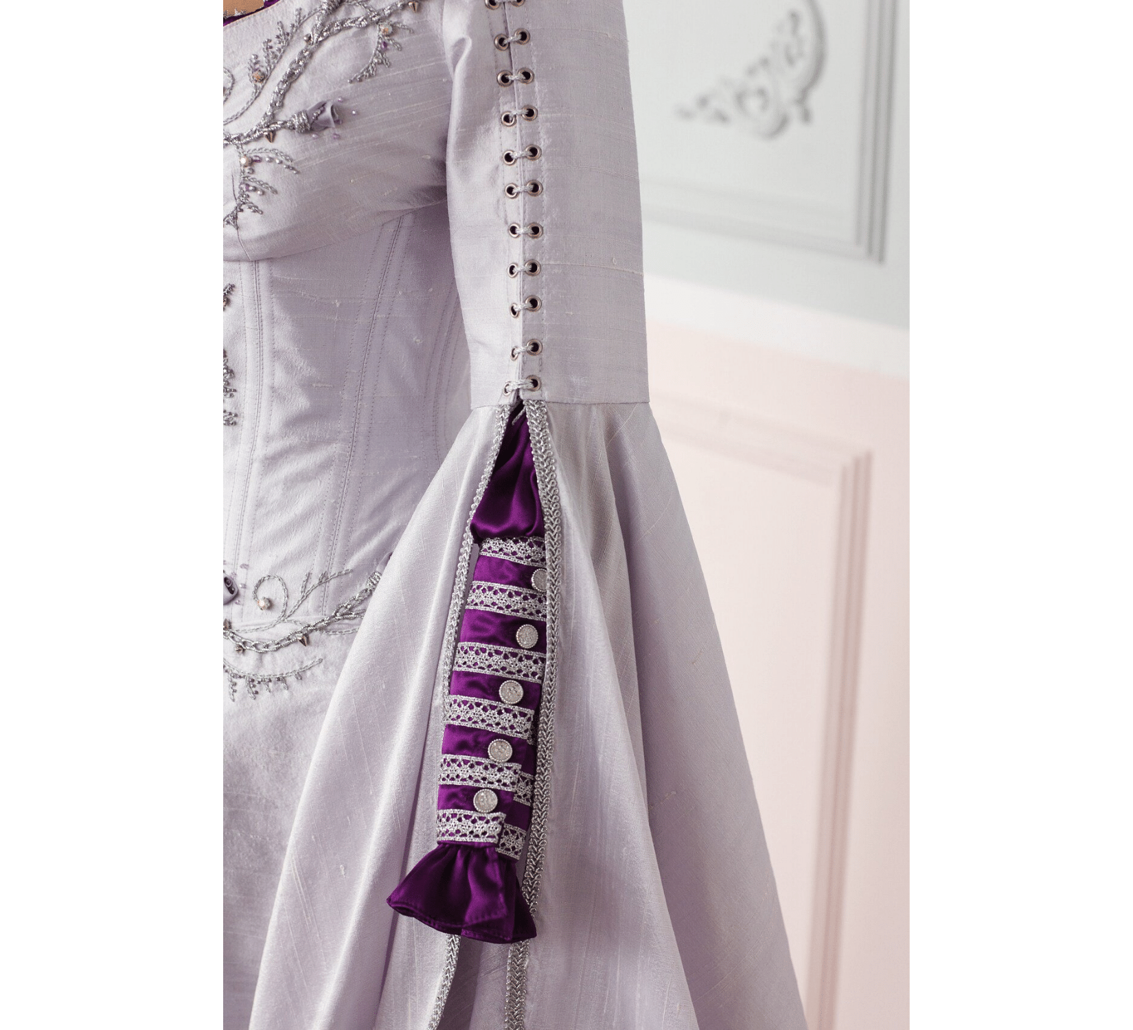 Fantasy elven white silk LoTR inspired wedding dress – DressArtMystery Fantasy elven white silk LoTR inspired wedding dress – DressArtMystery