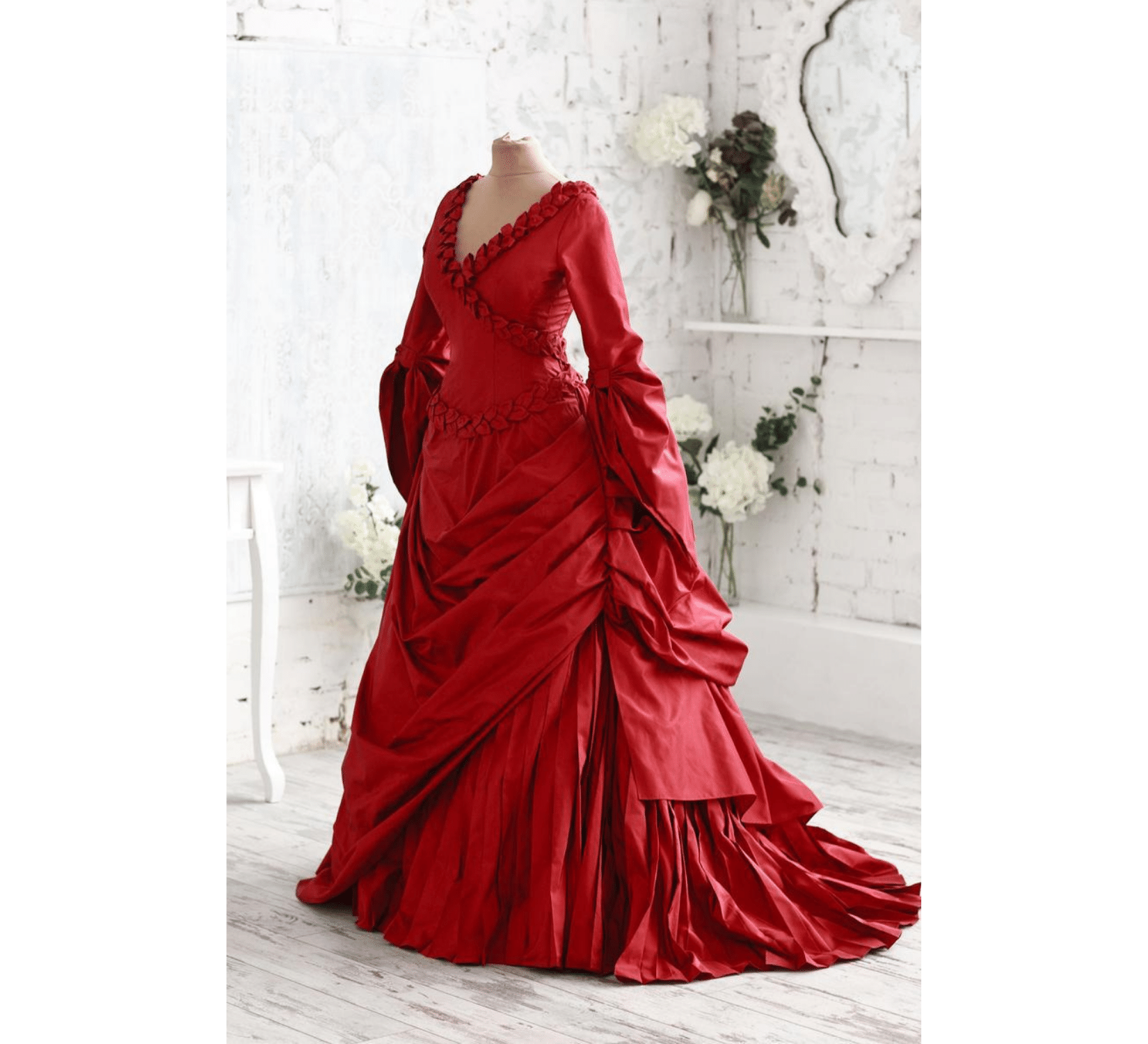 Mina red victorian dress | DressArtMystery Mina red victorian dress | DressArtMystery