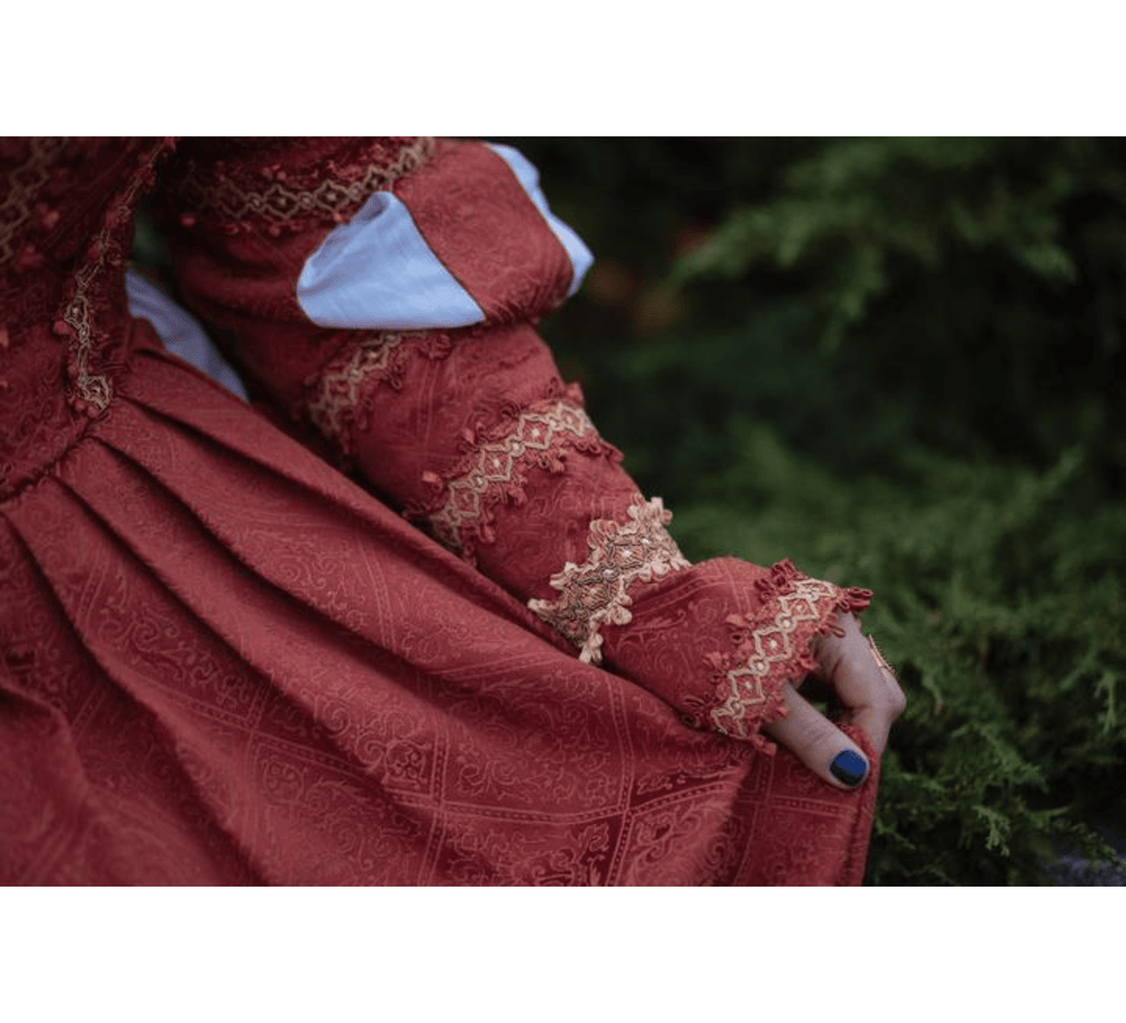 Red Renaissance Dress - Dress Art Mystery
