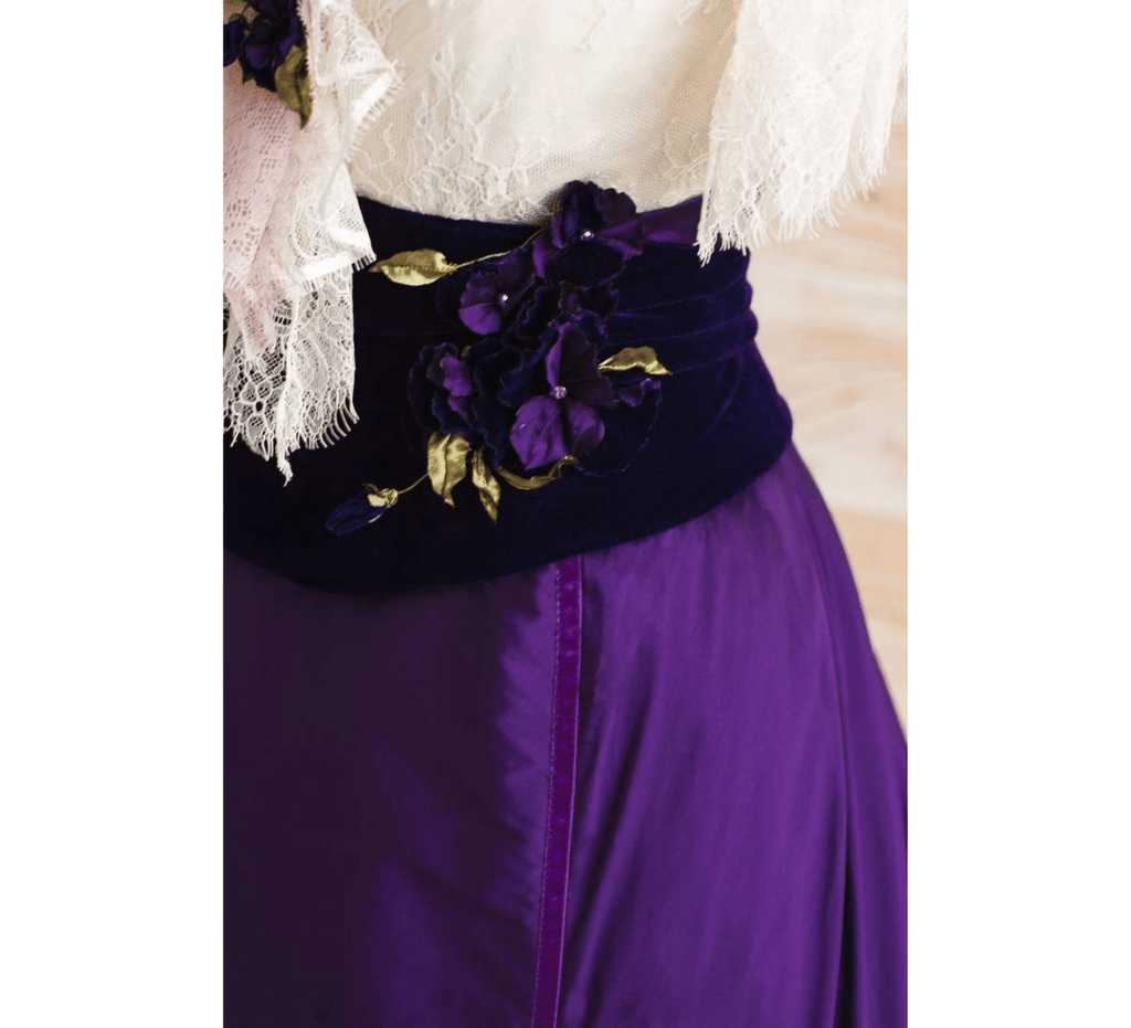 Purple Victorian Edwardian dress - Dress Art Mystery