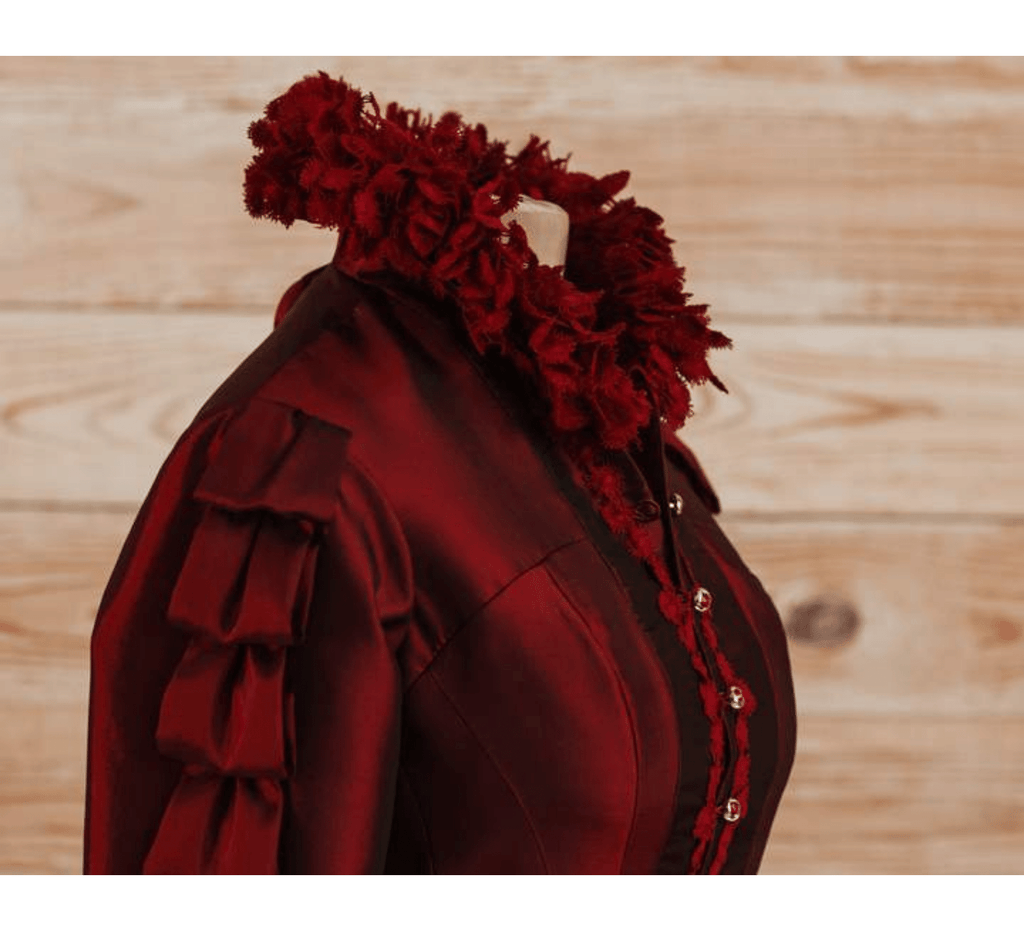 Lucille Sharpe's costume, Silk Victorian dress - Dress Art Mystery