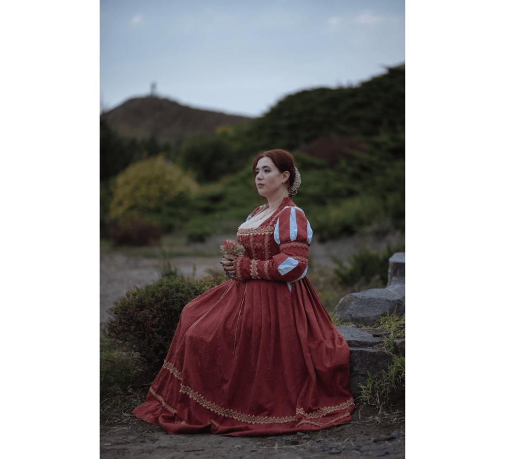Red Renaissance Dress - Dress Art Mystery