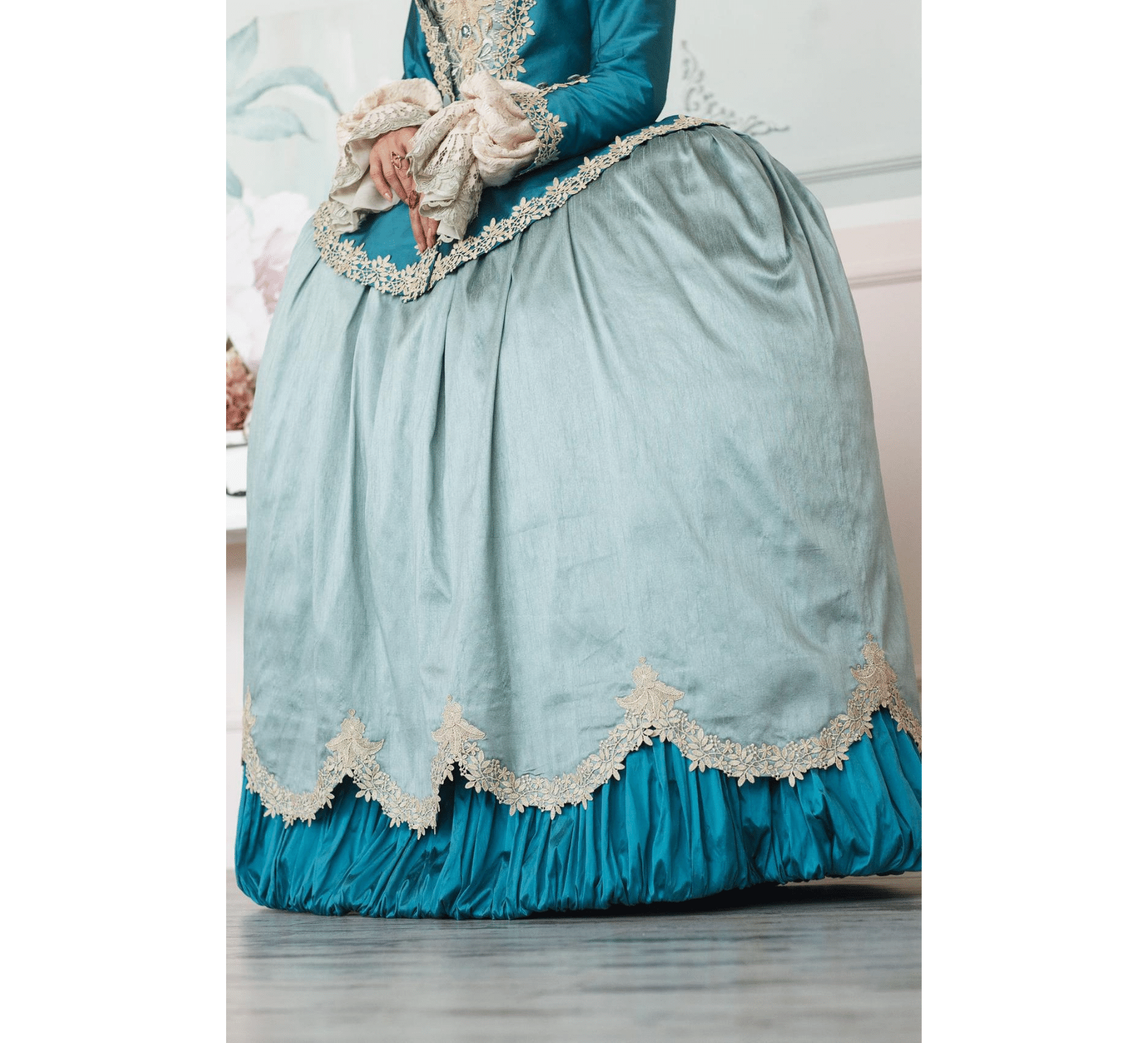 Blue Rococo dress | DressArtMystery Blue Rococo dress | DressArtMystery