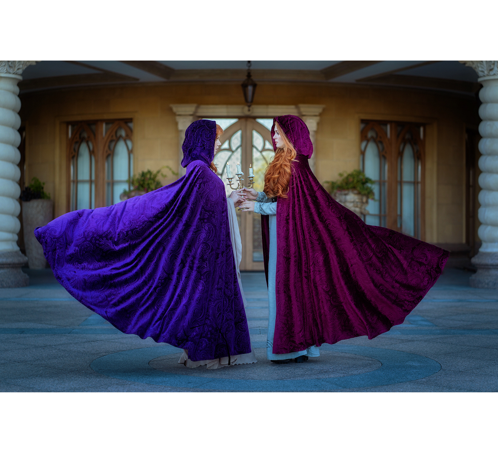 Velvet fantasy hooded cloak  DressArtMystery – Dress Art Mystery