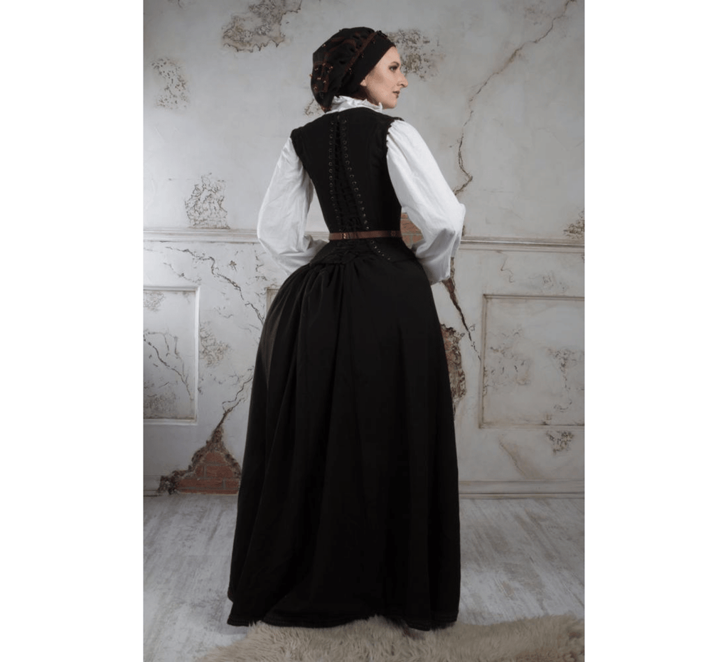 Cocoa brown renaissance dress, Spanish Renaissance gown, Historical dress - Dress Art Mystery