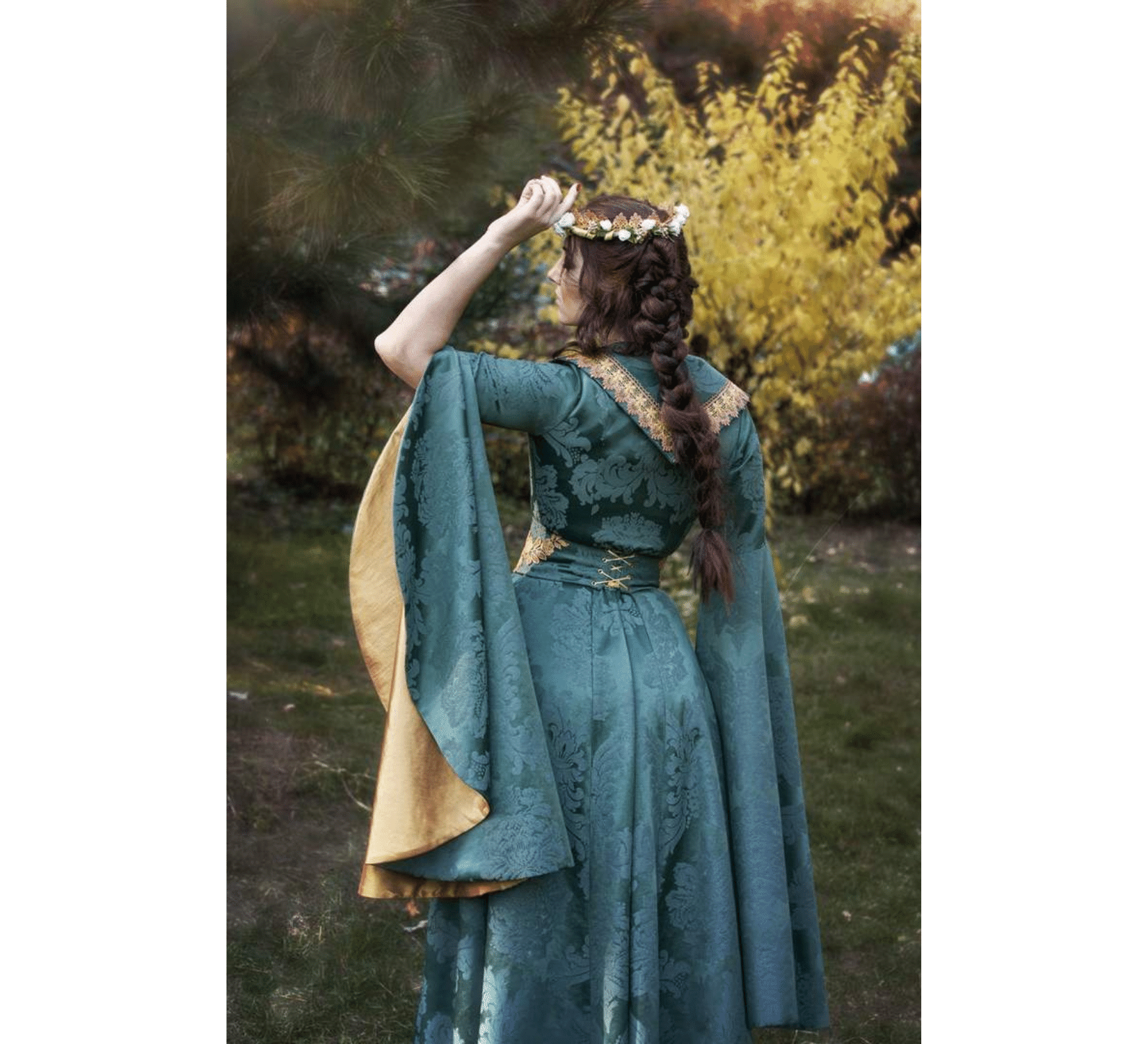 painting of bill clinton in the blue dress Mother Dragon Fantasy Costume Dress with Armor