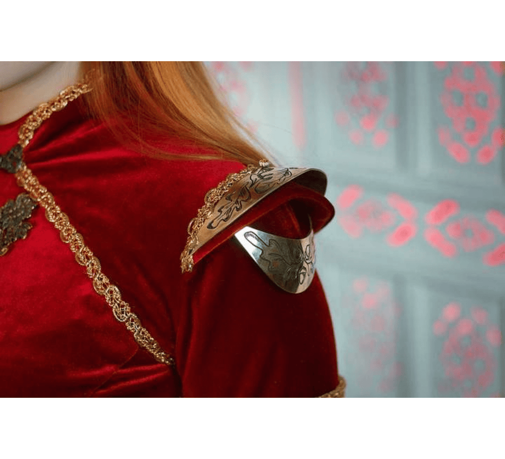 Red velvet elven dress - Dress Art Mystery