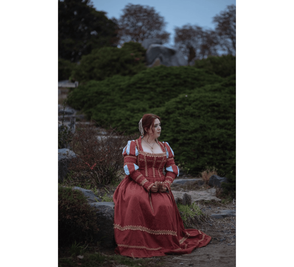 Red Renaissance Dress - Dress Art Mystery